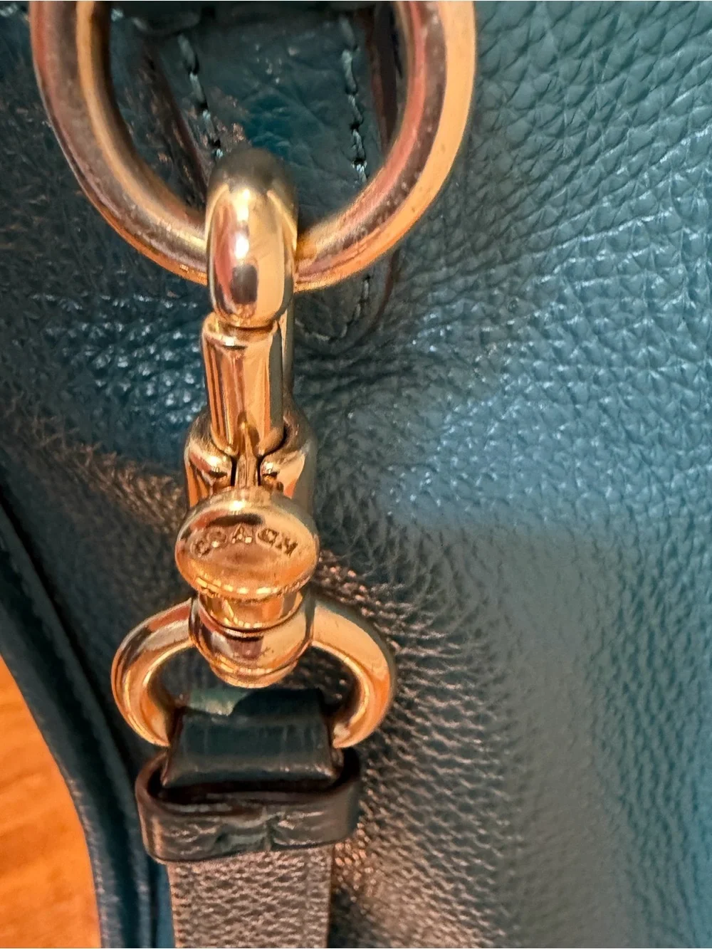 Coach Dempsey Carryall with Patch in Teal